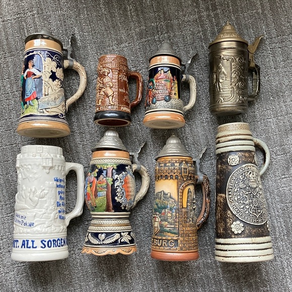 Vintage German Beer Mugs - Picture 1 of 2